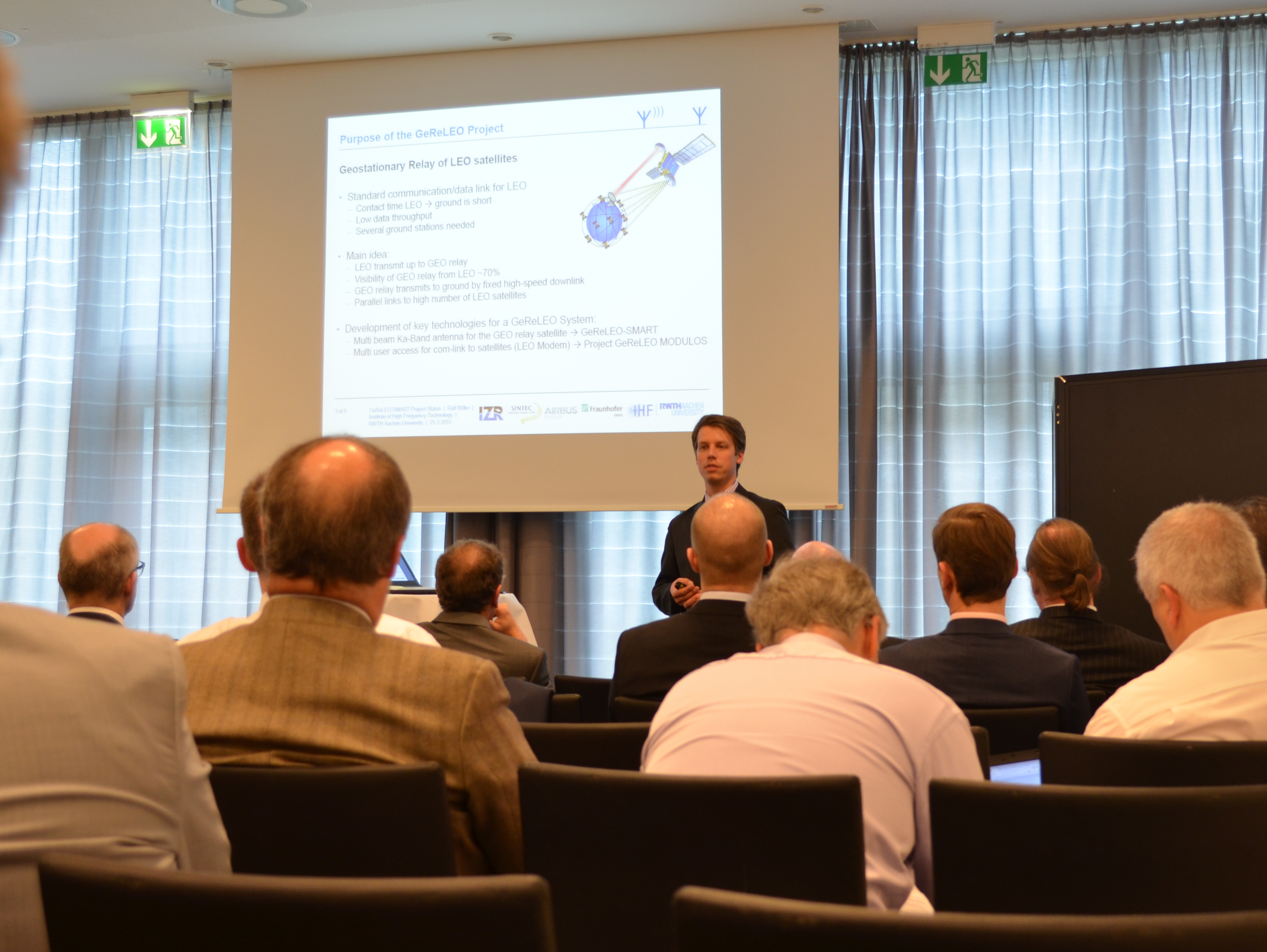 4th nationale conference satellite communication in Germany, Bonn