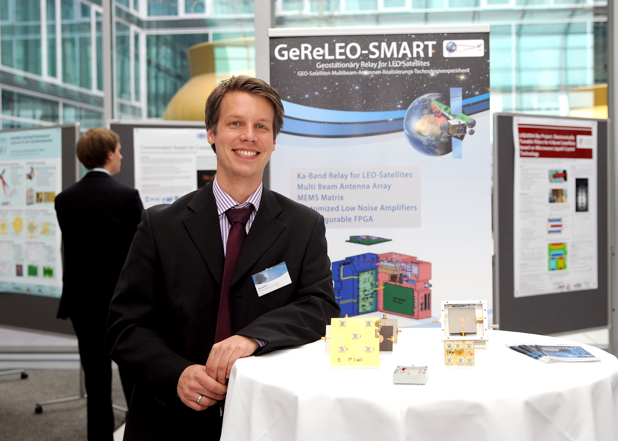 Präsentation von GeReLEO-SMART in Bonn beim DLR